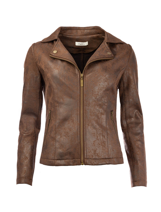 Yansel LS-RMJ Coated Suedine | Dark Brown