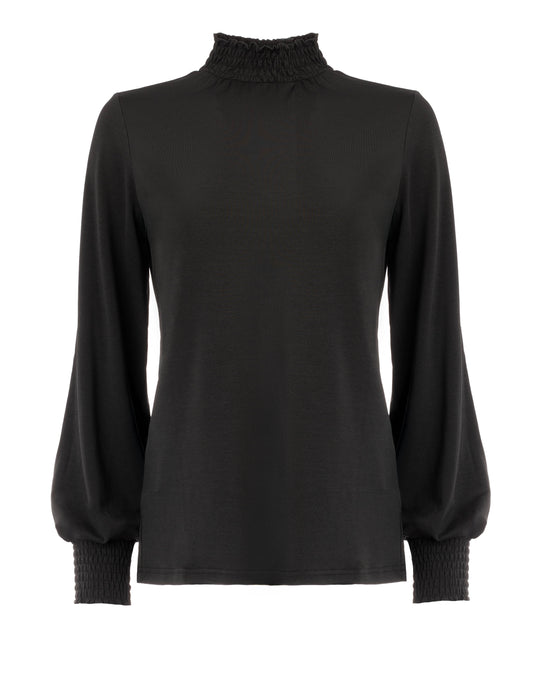 Smock LS TR Shiny Jersey | Black