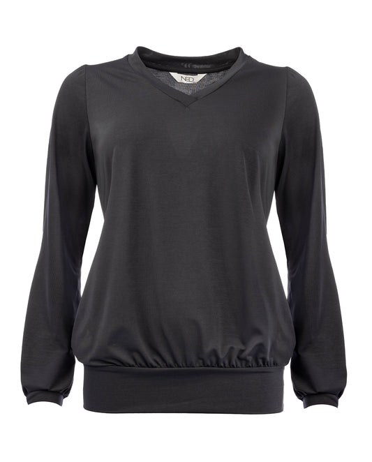 Veraya LS Shiny Jersey | Dark Navy
