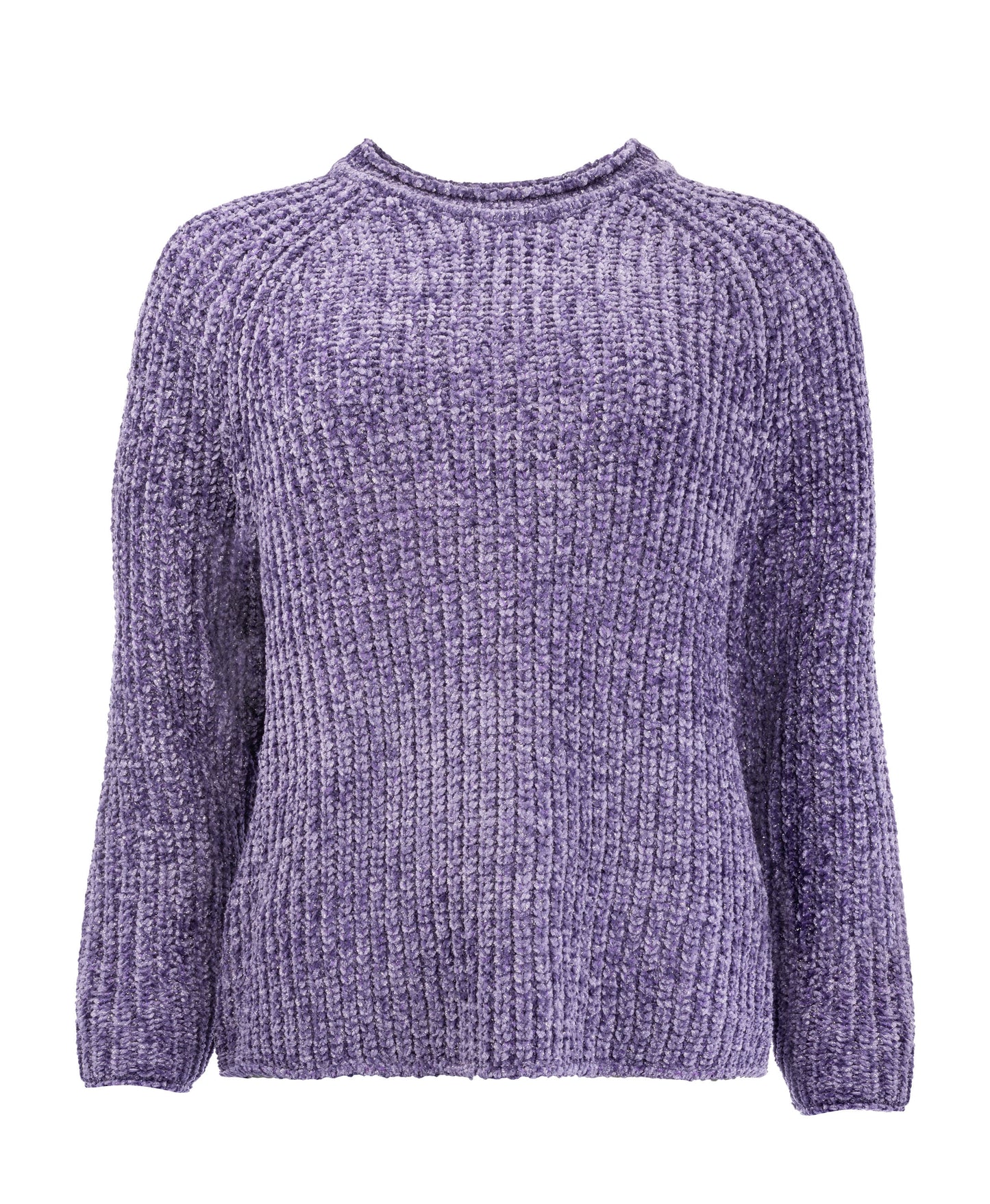Otterly LS-RML Heavy Lurex Chenille Knit | Purple Palace