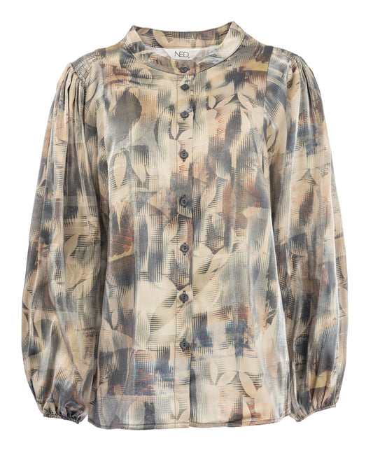 Renske LS Perfectly Pale Exclusive Design Shiny Polyester | Perfectly Pale