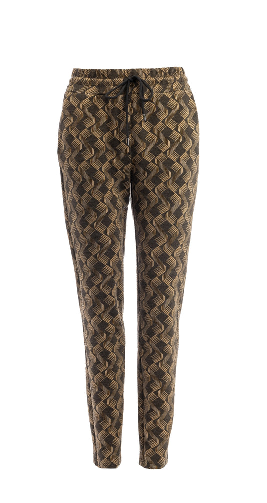 Malvern Black Twin Tangle Jaquard Knit | Black