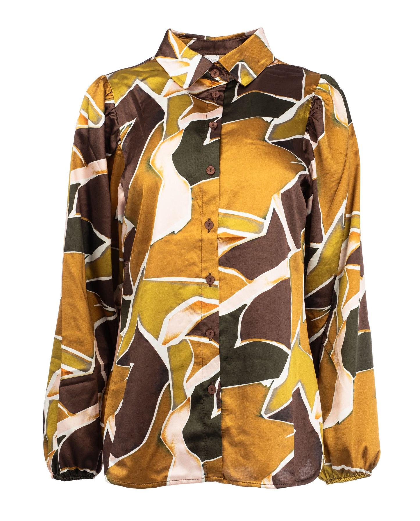 Mayliera LS Colored Satin Abstract Woven | Colored
