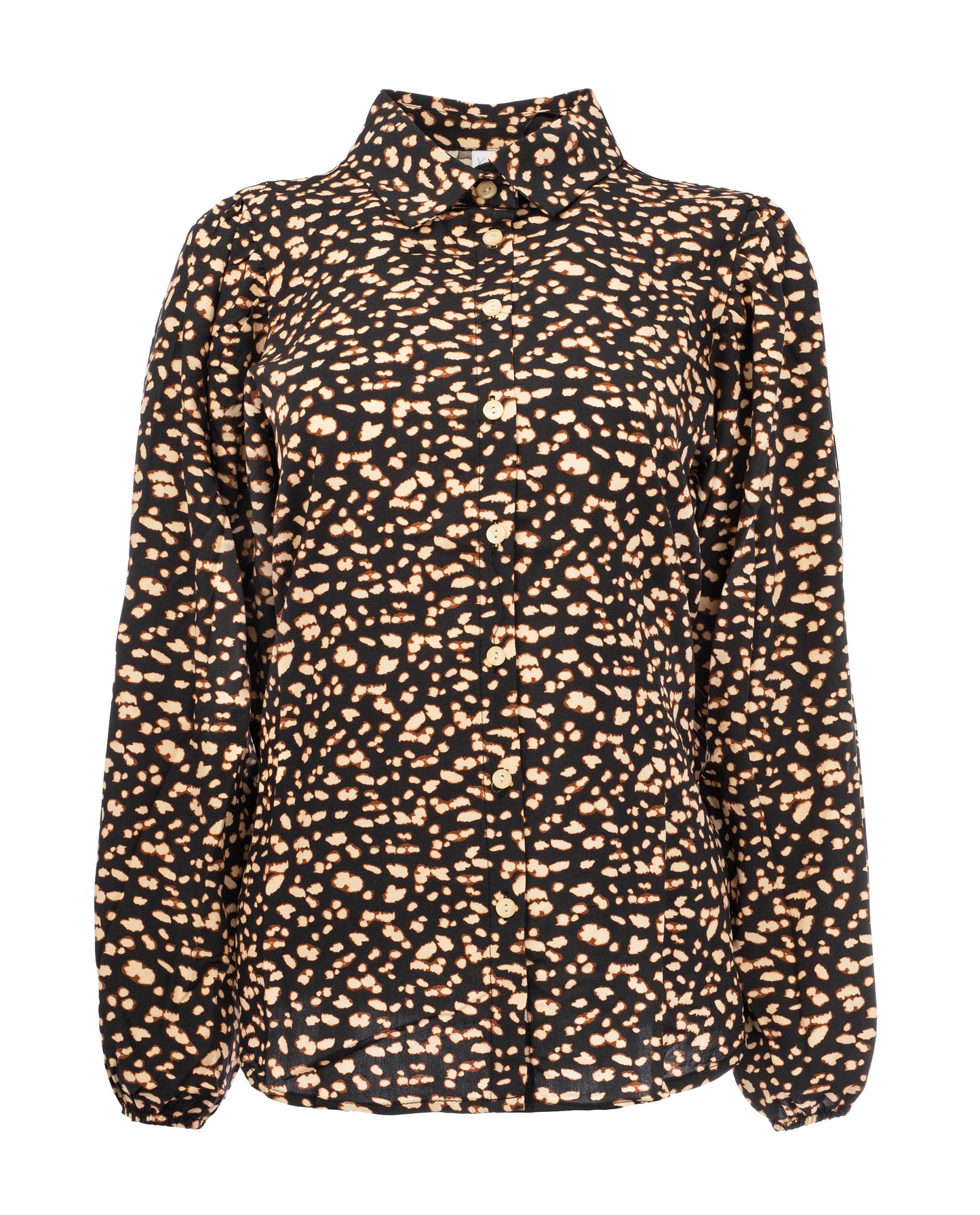 Mayliera LS Black Raindrops Woven | Black