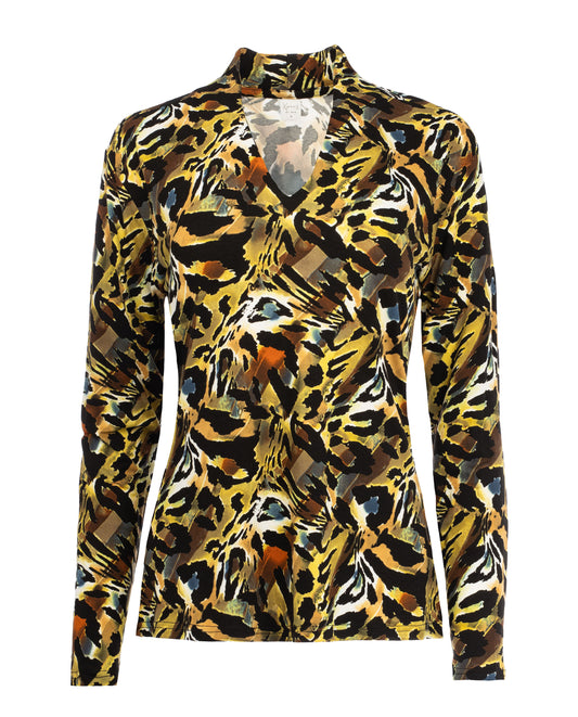 Veral LS Winterlime Animal Tricot | Winter Lime