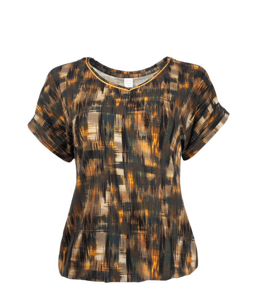 Nox P SS Brandy Graffical Animal Tricot | Brandy