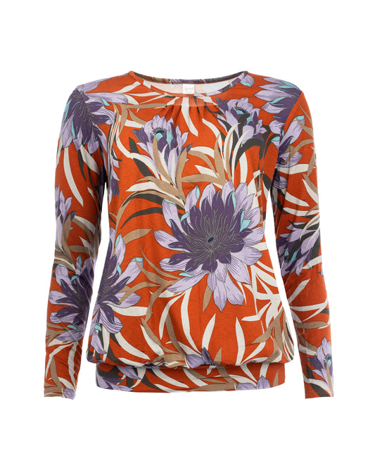 Pronk LS Purple Chrysantium Tricot | Purple
