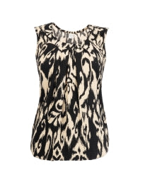 Dafne Black Old Ikat | Black