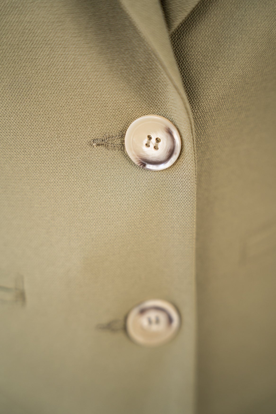 Blazer Manja V Soft Textured | Dusky Green