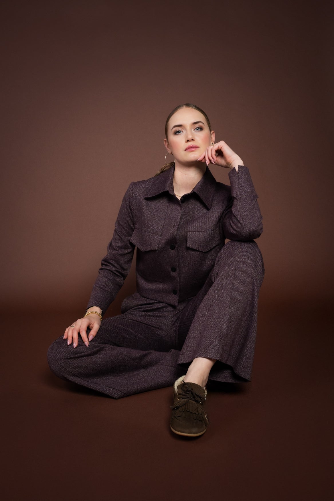 Pantalon Alex  Melee | Bordeaux