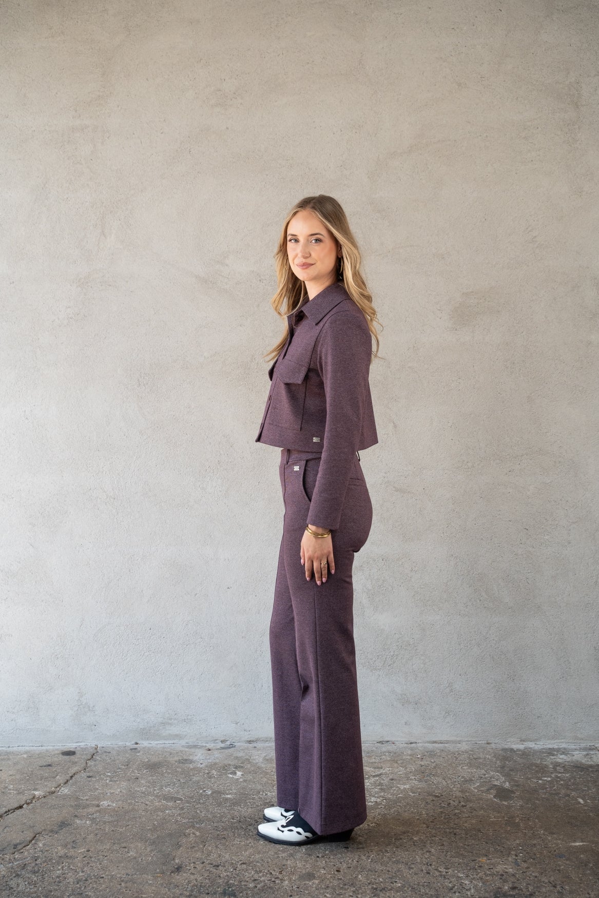 Pantalon Alex  Melee | Bordeaux