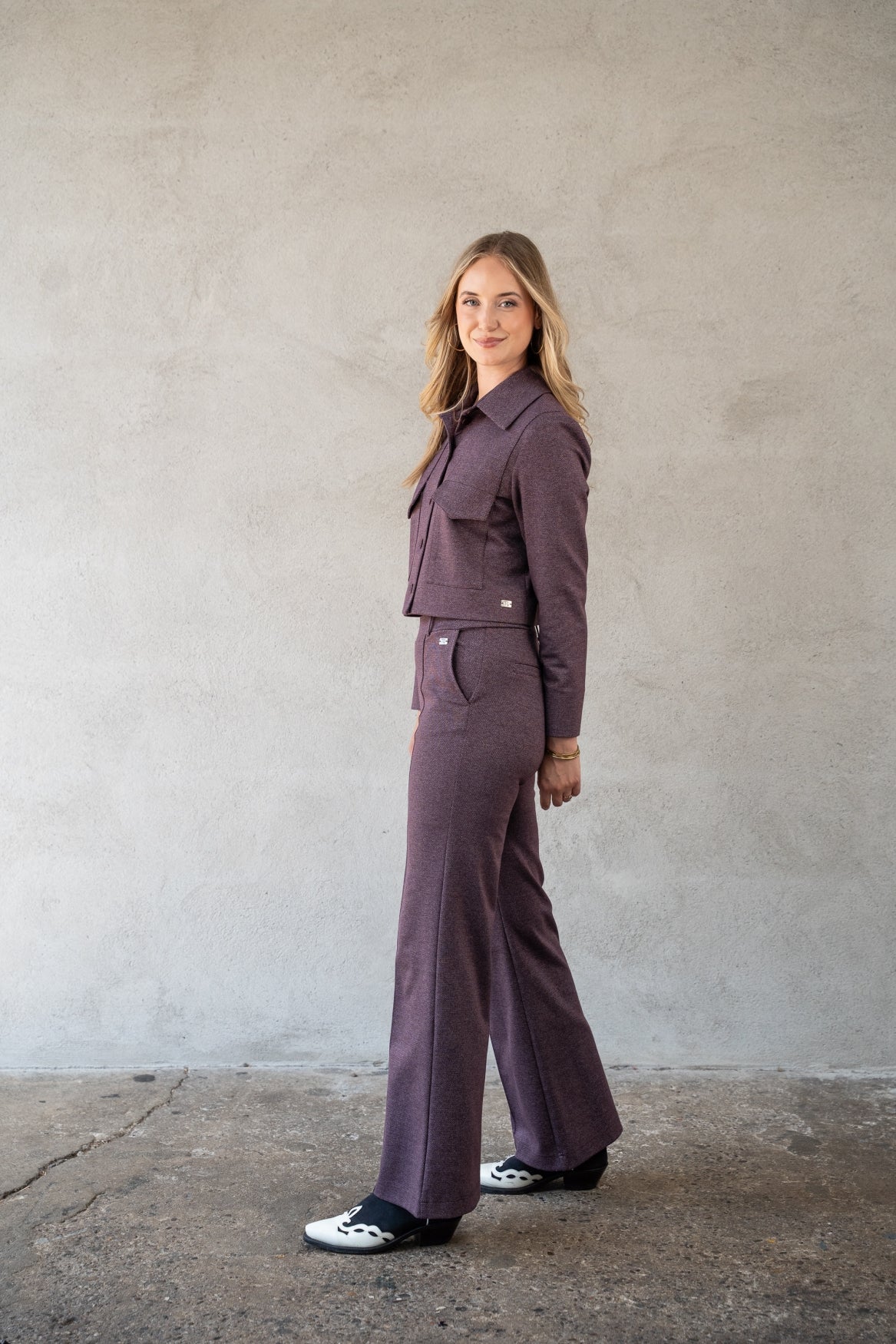 Pantalon Alex  Melee | Bordeaux