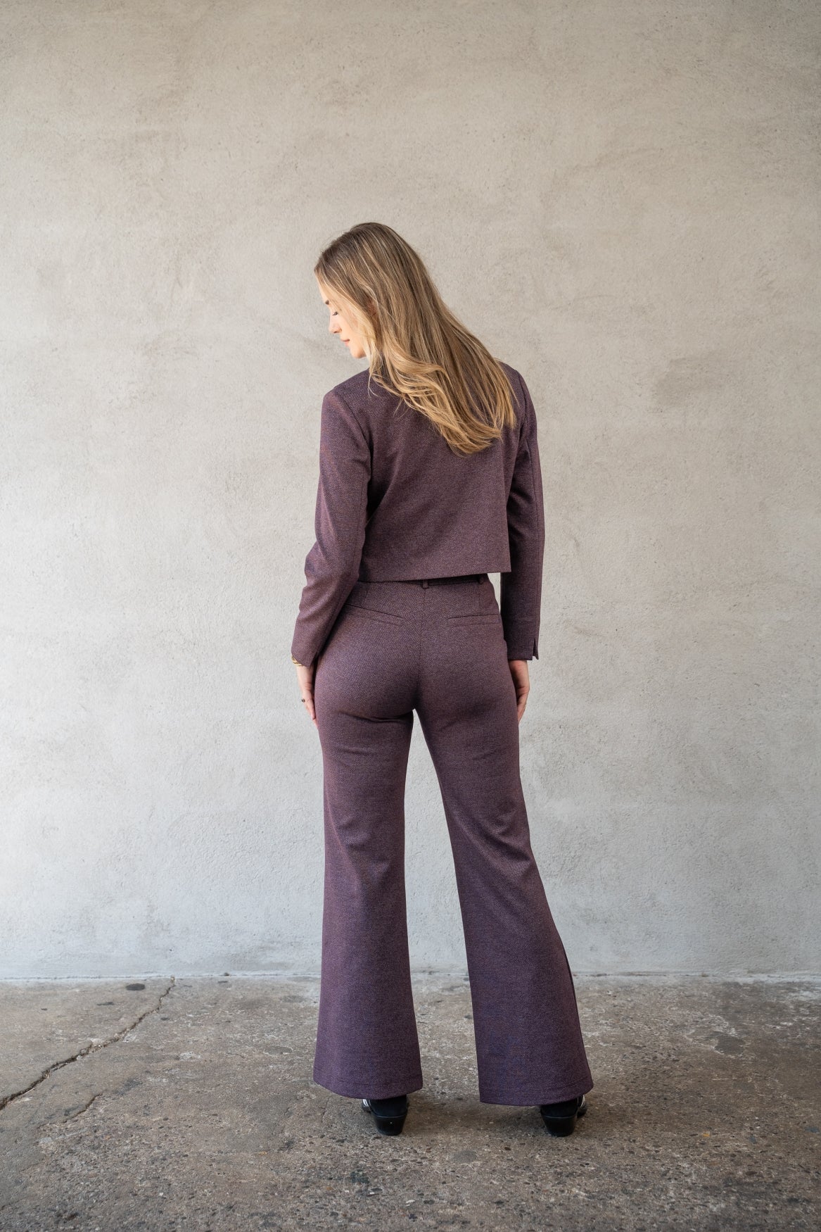 Pantalon Alex  Melee | Bordeaux
