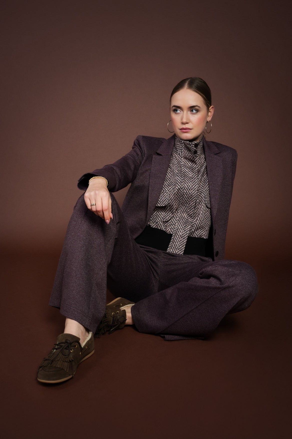 Pantalon Alex  Melee | Bordeaux