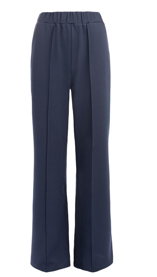 Broek Sianda WP Waffle Jacquard | Peacoat