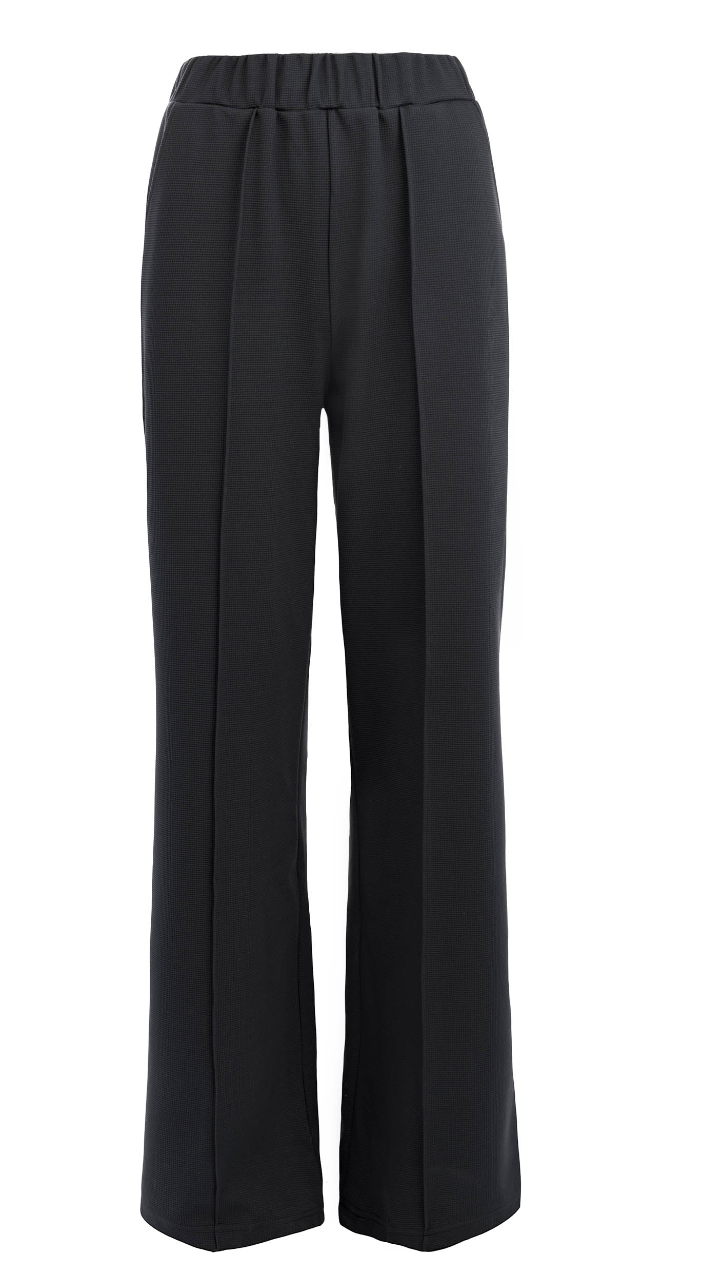 Broek Sianda WP Waffle Jacquard | Black