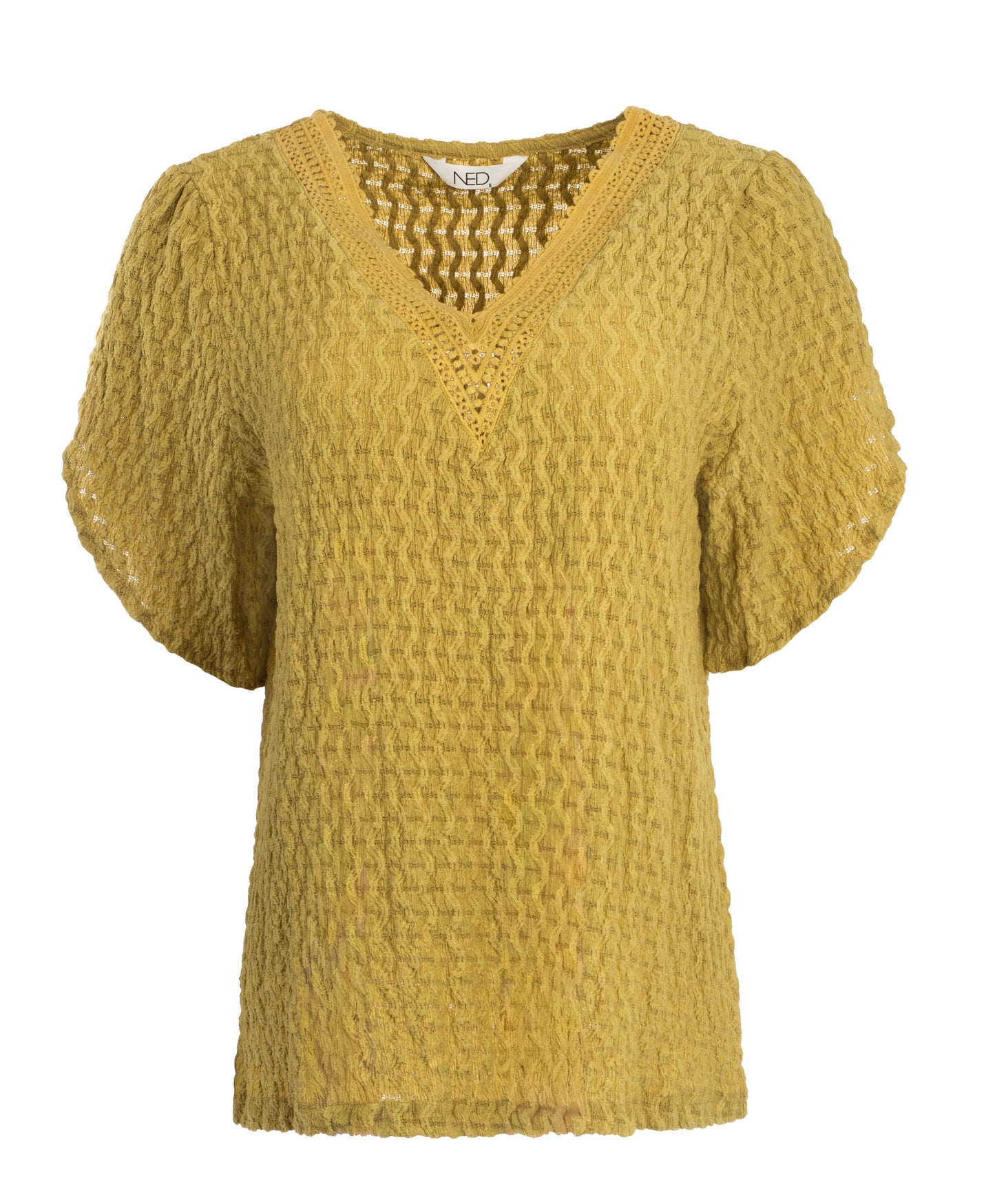 Top Reeds SS Wavy Structure Tricot | Evergreen Spring