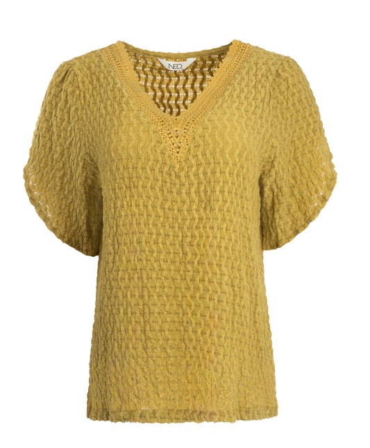 Top Reeds SS Wavy Structure Tricot | Evergreen Spring