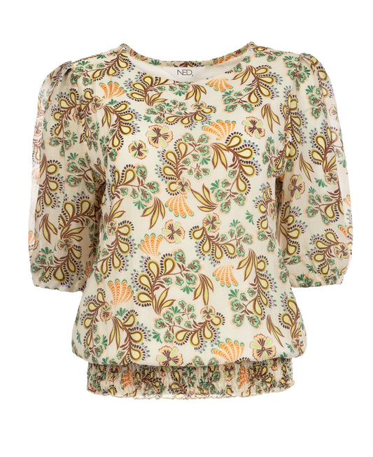 Top Capro-L 1/2 SS Tortoise Shell Retro Paisley Twist | Tortoise Shell