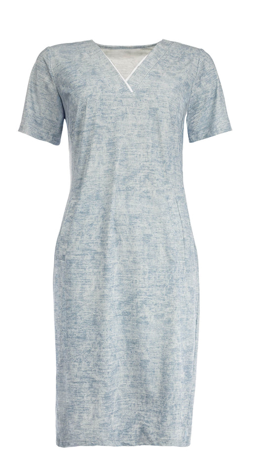 Jurk Simo-C 1/2 SS Allure Blue Denim Dim Traveler | Allure Blue