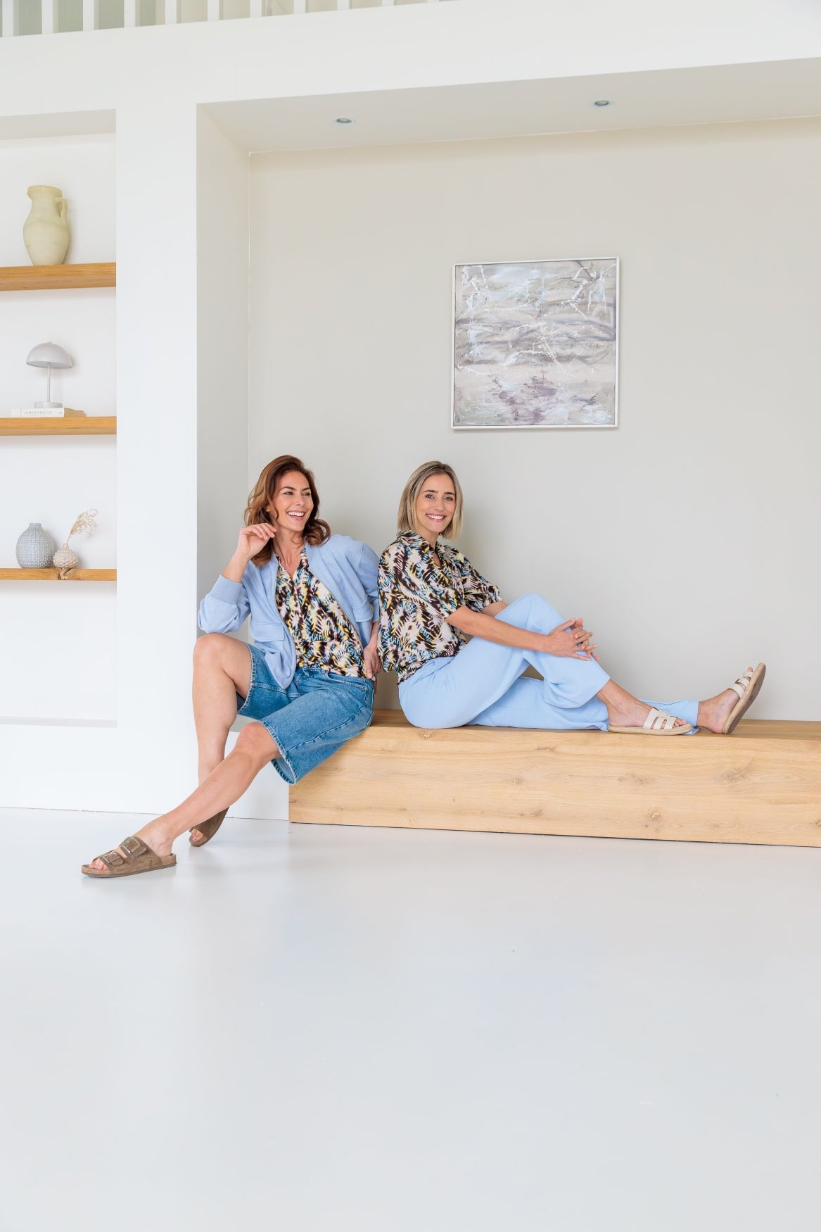 Blouse Miran 1/2 SS Colored Electric Pulse | Colored