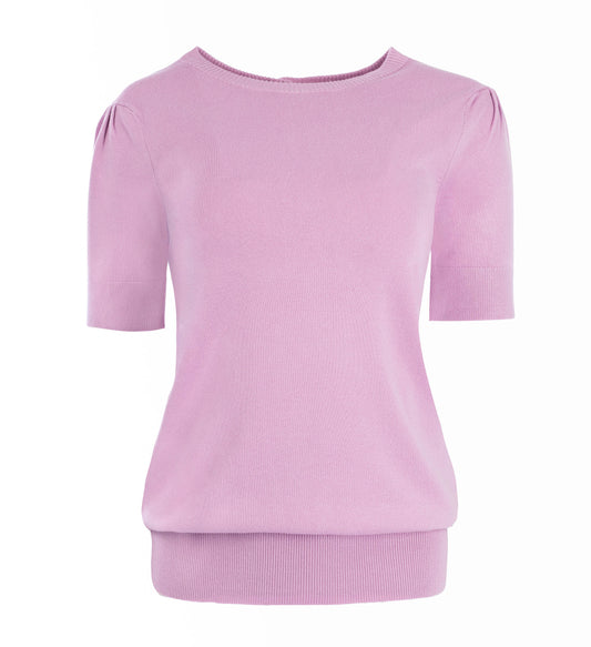Top Quinty 1/2 SS | Violet Tulle