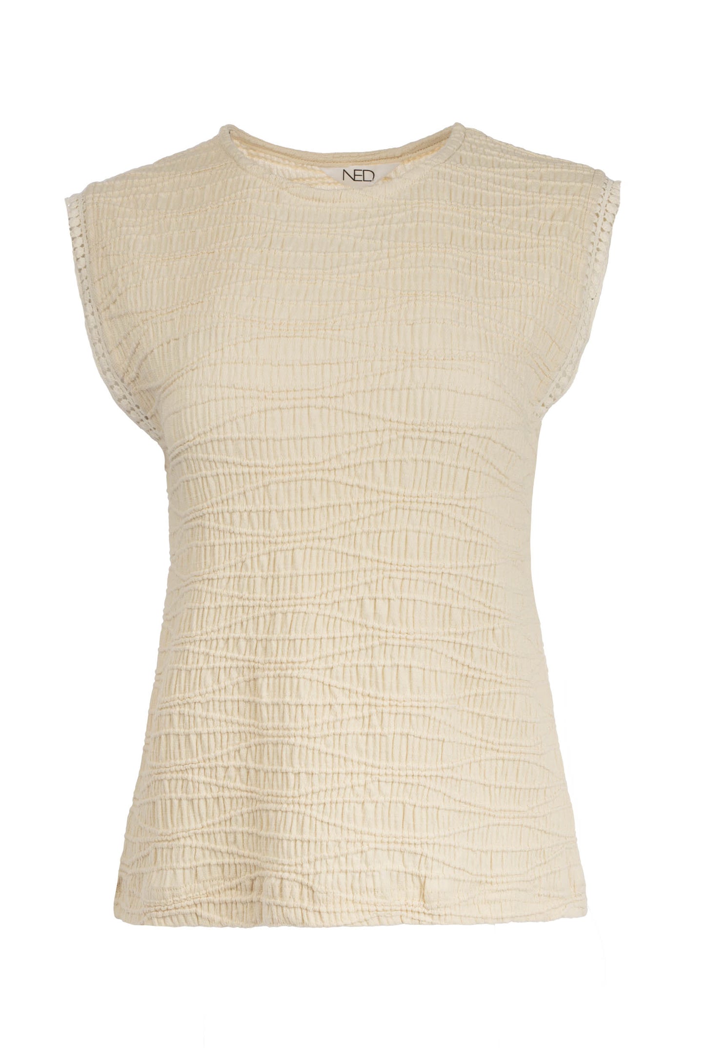 Top Grenade SL Texture Knit | Ecru