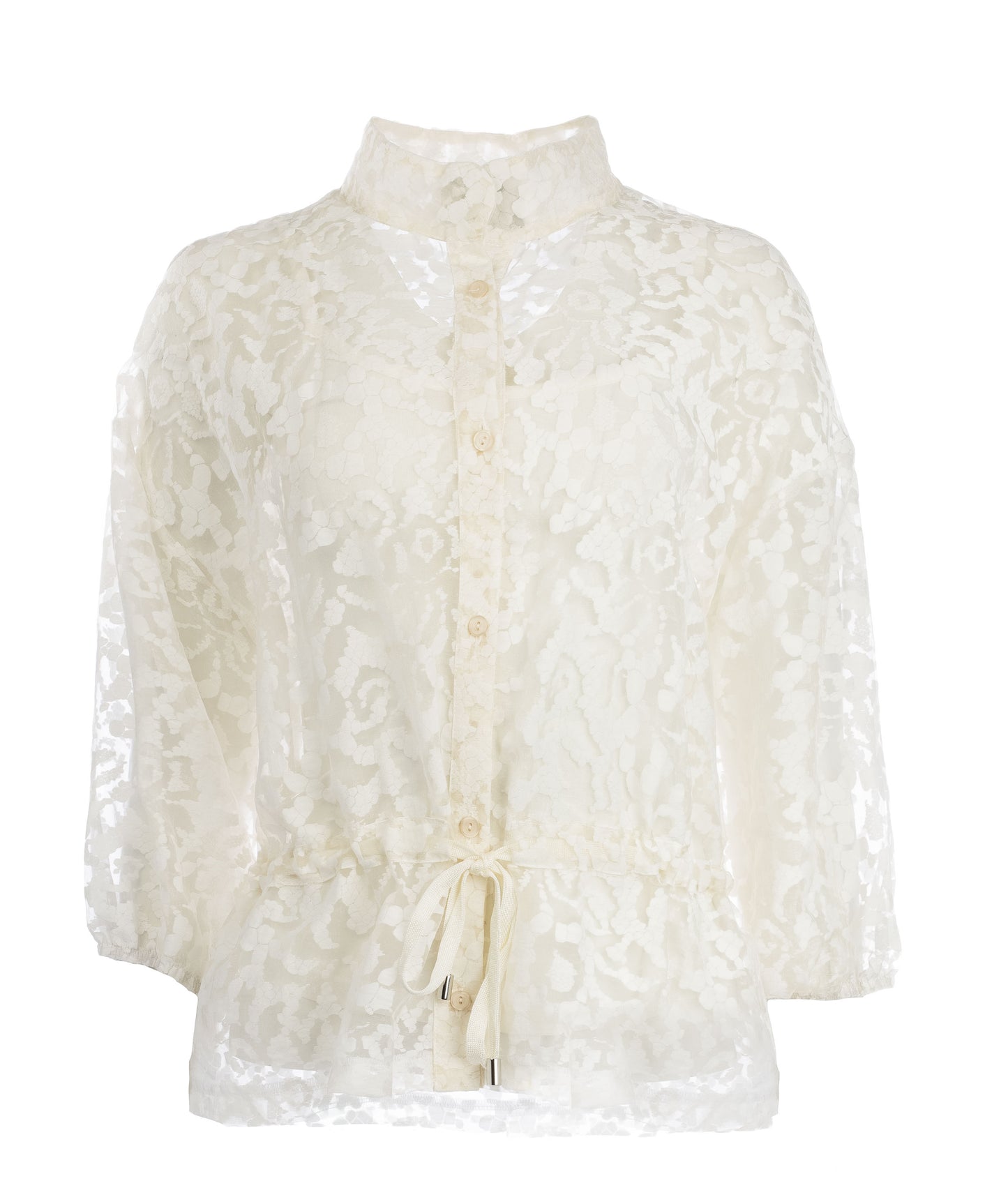 Blouse Basel 3/4 Ecru Soft Scales Ausbrenner | Ecru