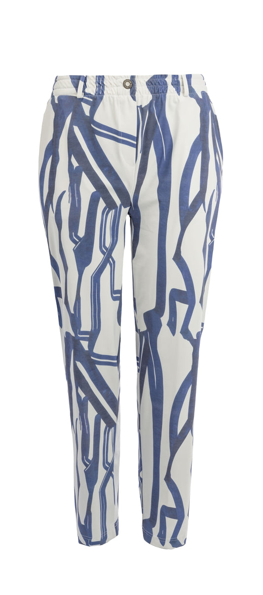 Broek Max Blue Lolite Patchy Pattern Traveler | Blue Lolite