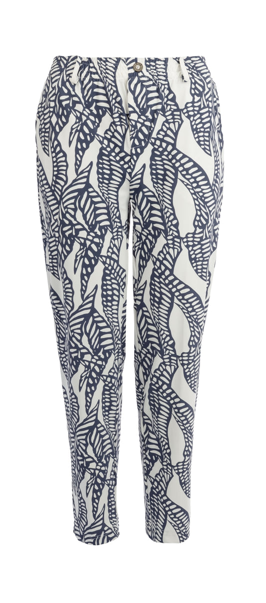 Broek Max Optical White Rebel Rhythm Traveler | Marine