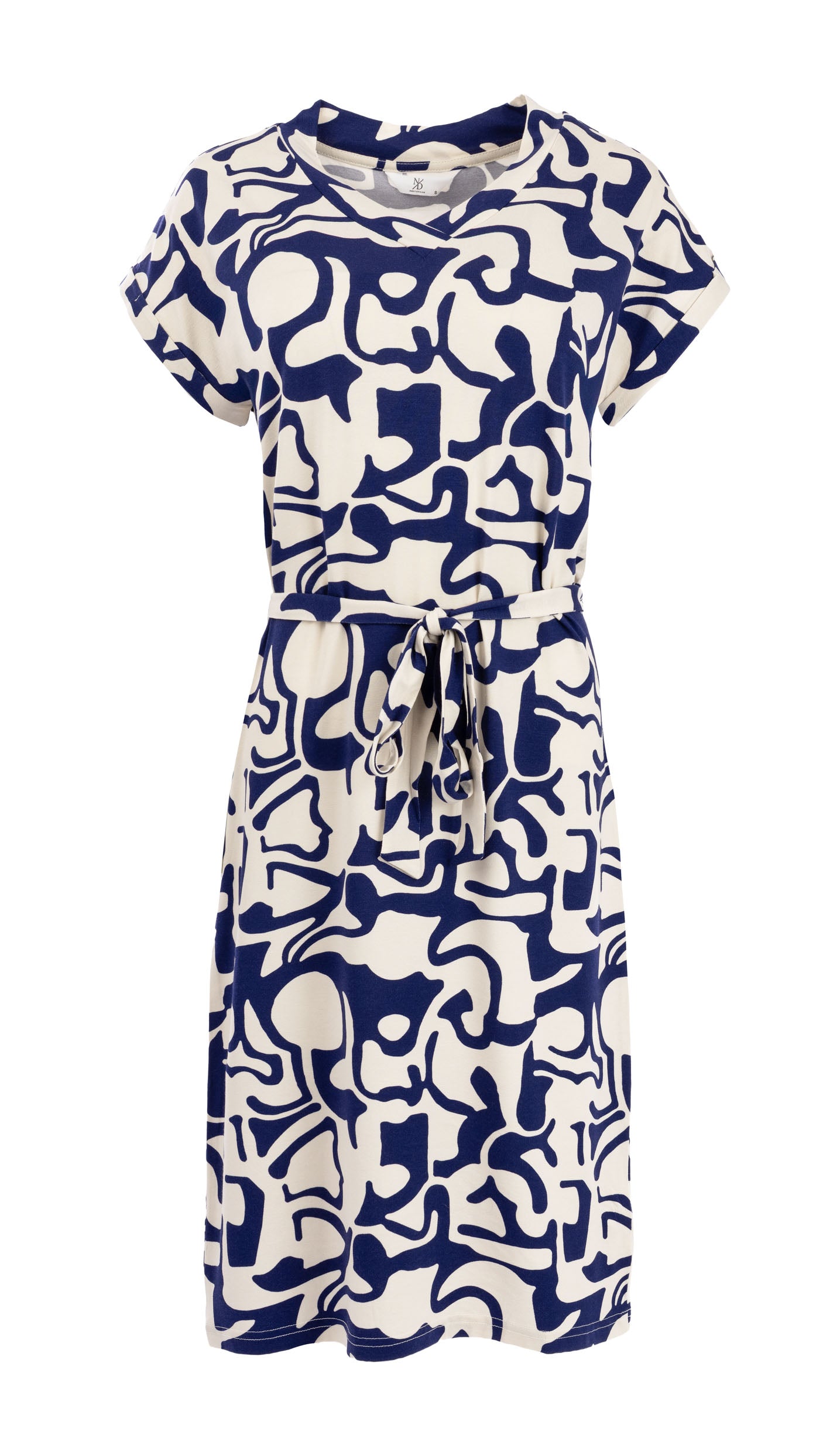 Jurk Mary SS  Marine Organic Story Tricot | Marine