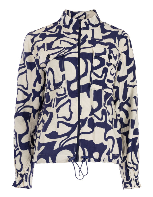Jasje Ruan LS Marine Organic Story Woven | Marine