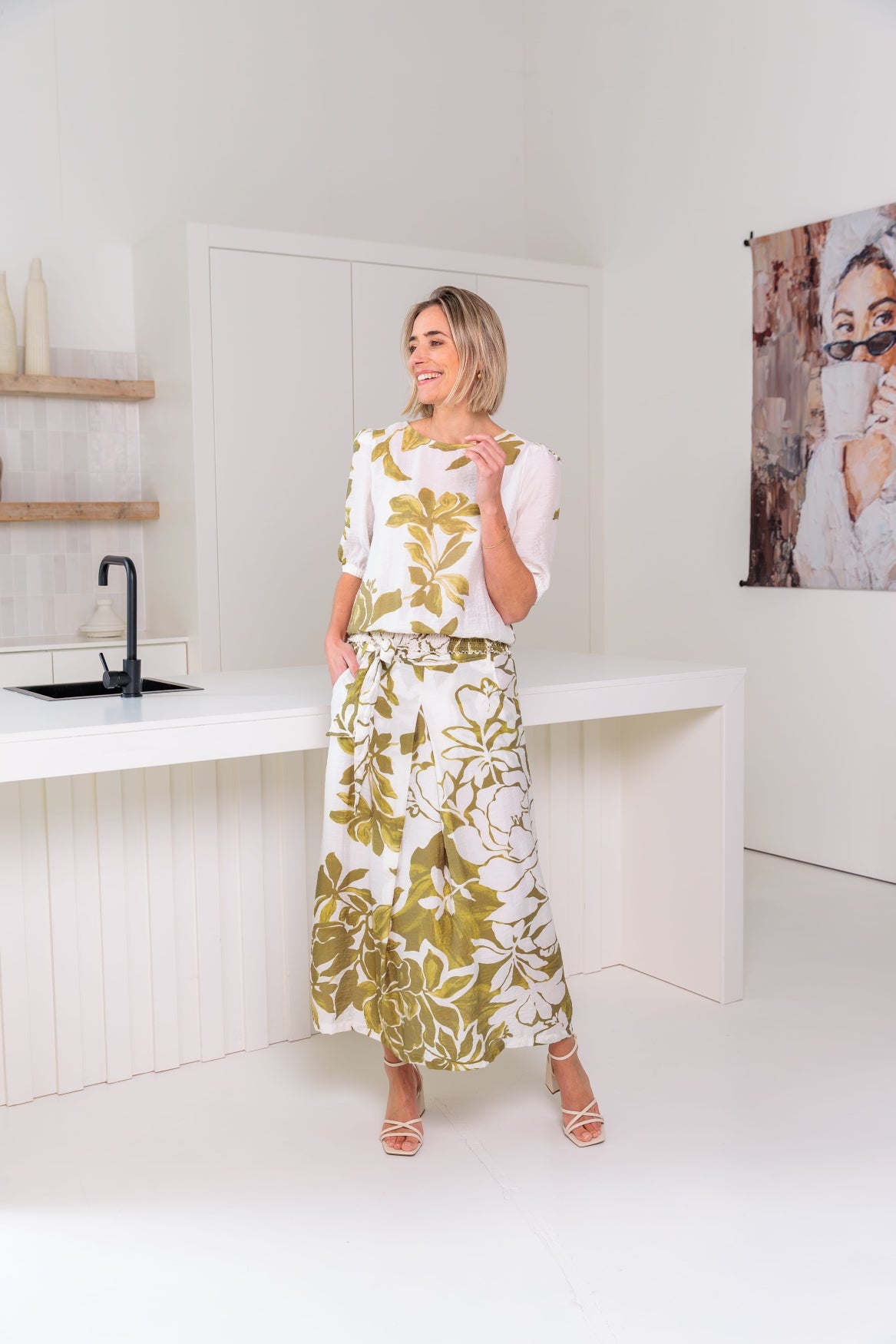 Capro 1/2 SS Olive Night Botanic Garden | Olive Night