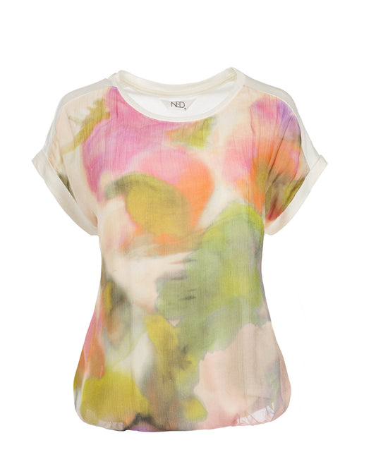 Top Brisia Dubbel SS Colored Dreamy Tye Dye | Colored