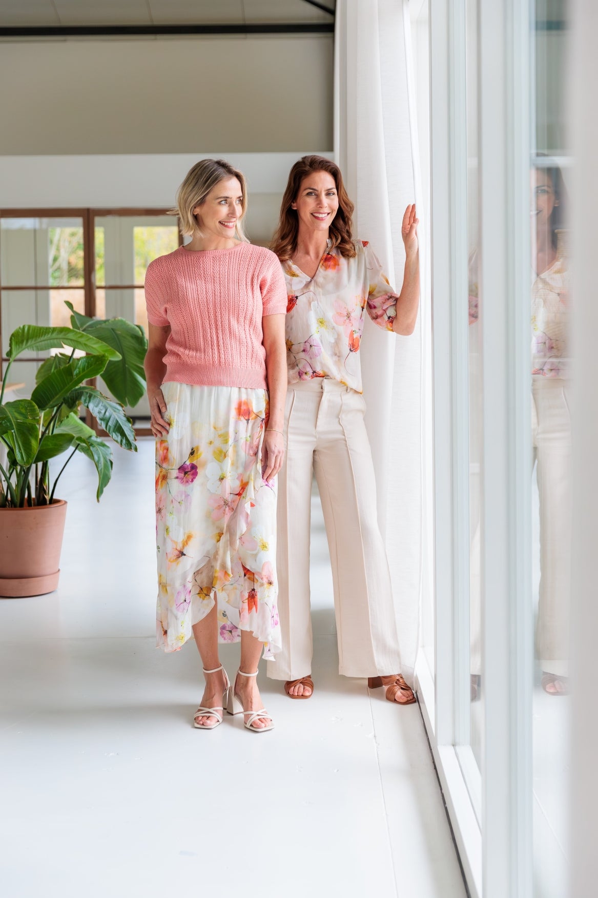 Broek Pilazzo Twill Linnenlook | Beige Day