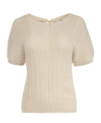 Mura SS Viscose Lurex | Mother of Pearl