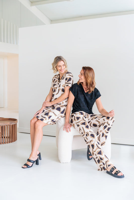 Top Evans SS Cut-out Structure Tricot | Black