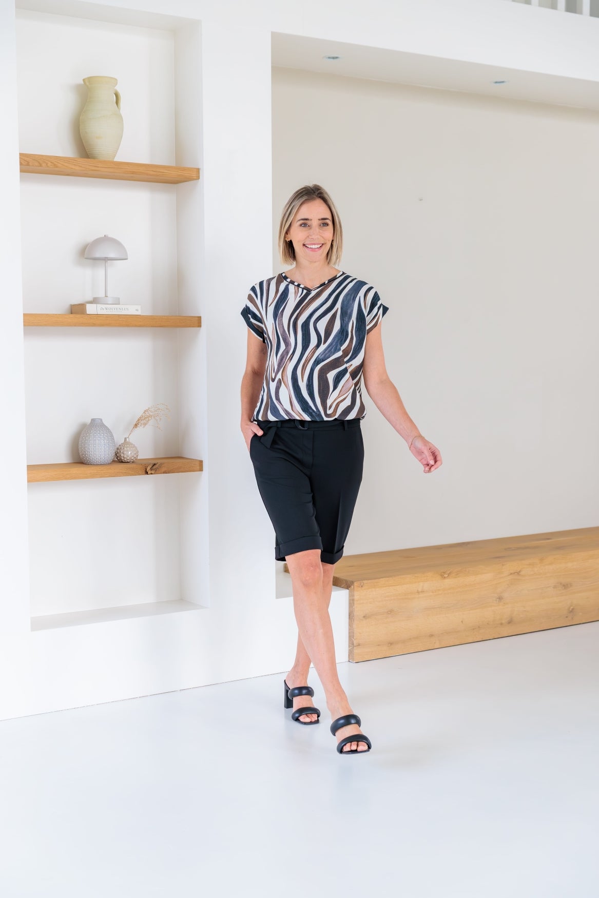 Nox Brown Zebra Print Woven | Brown