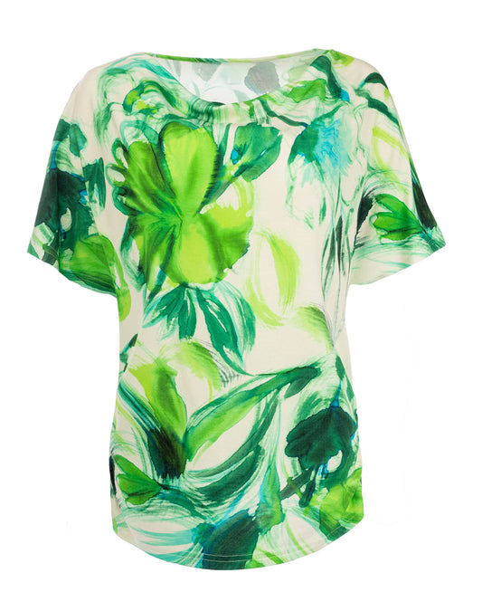 Top Rupel SS Grass Green Fantasy of Flowers | Grass Green