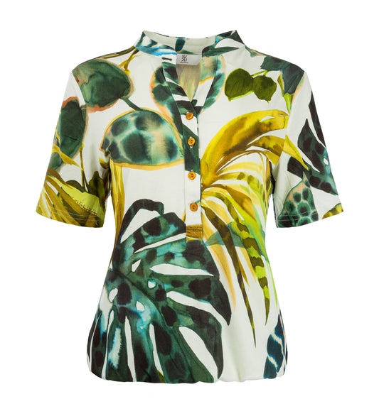 Top Lucie TR SS Arcadia Aqua Jungle Mirage Tricot | Arcadia Aqua