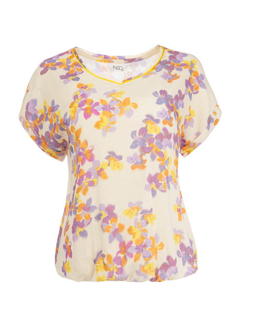 Top Nox-PW SS Lavender Flower Parade | Lavender