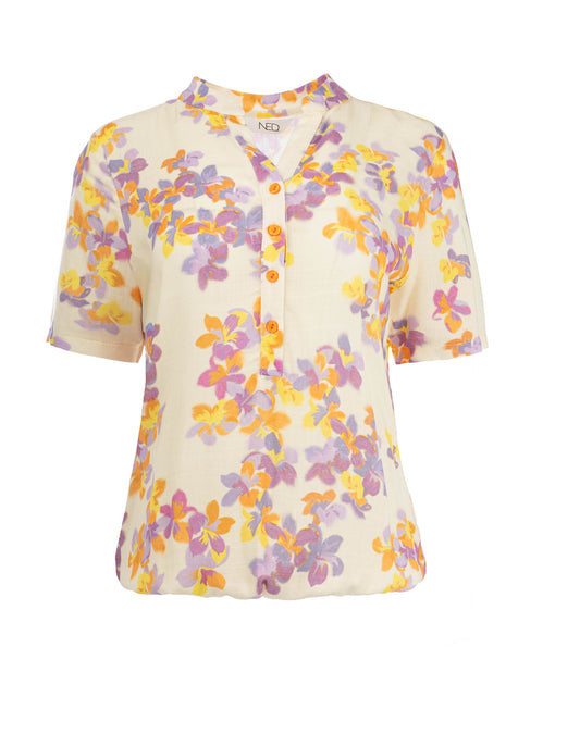 Top Lucie SS Lavender Flower Parade | Lavender