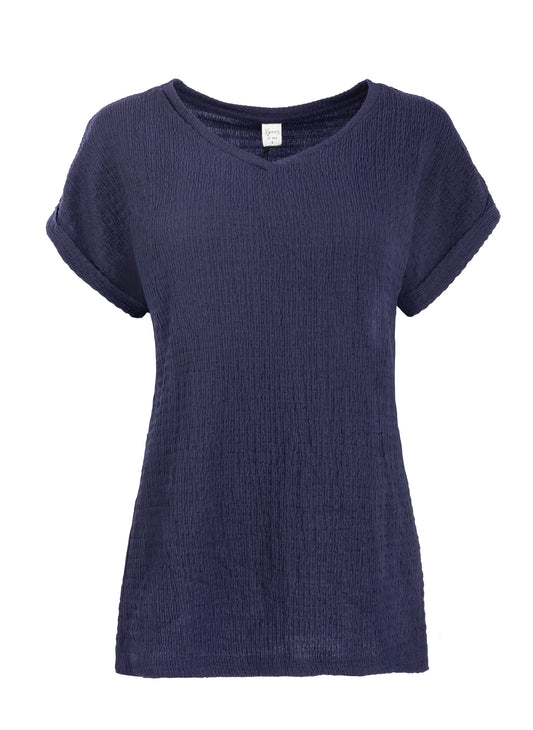 Top Nox-ZE SS Jersey Cropped | Marine