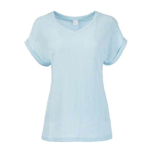 Nox-ZE SS Jersey Cropped | Light Blue