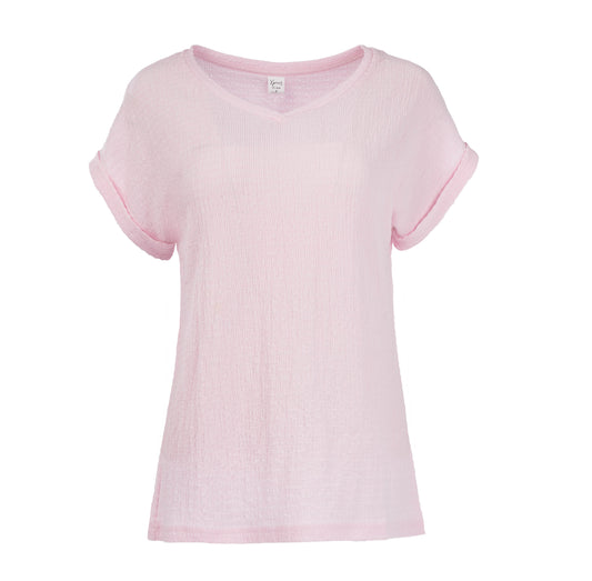 Nox-ZE SS Jersey Cropped | Light Pink