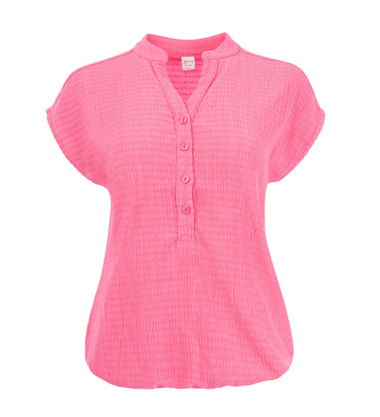 Top Lucie SL  Jersey Cropped | Fuchsia