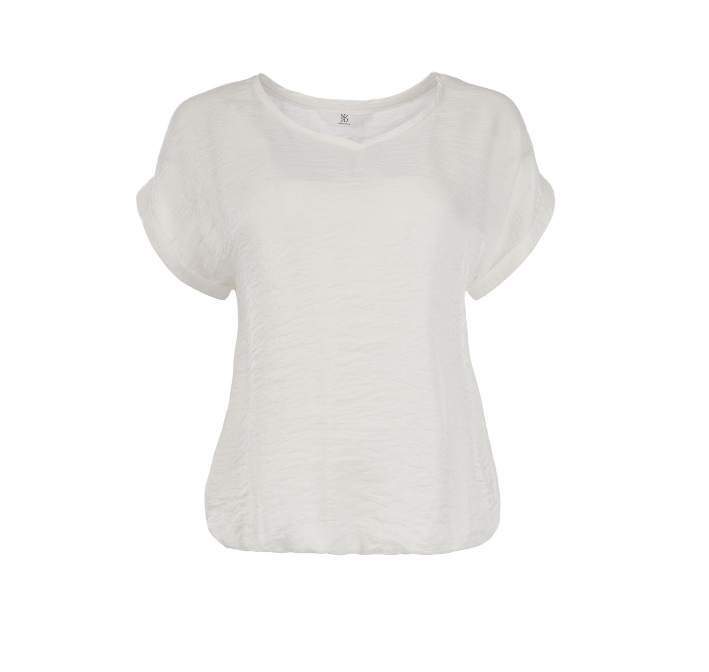 Top Nox-SPW SS Shiny Woven | Off White