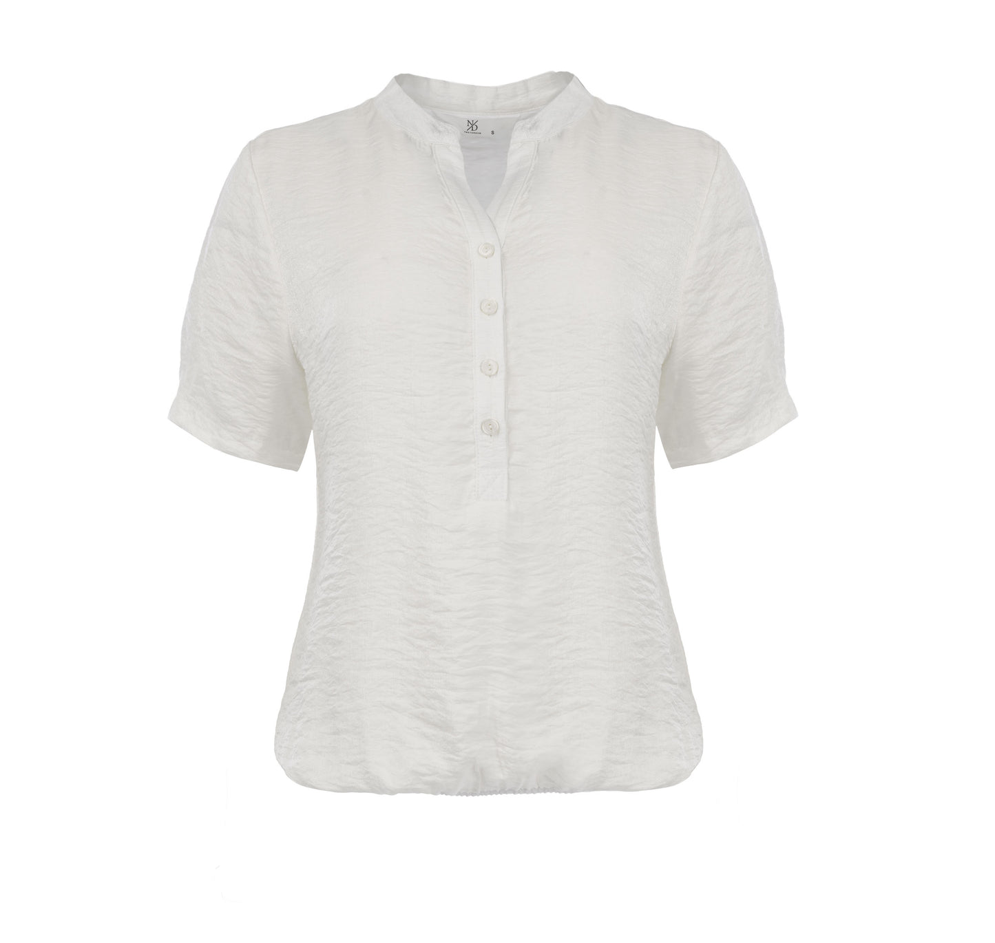 Top Lucie SS Shiny Woven | Off White