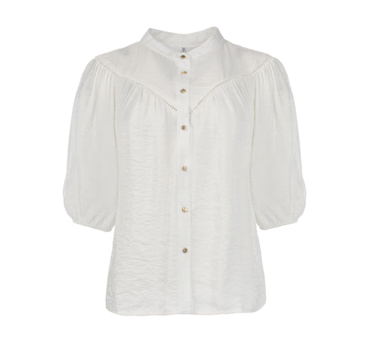 Canna 3/4 Shiny Woven | Off White