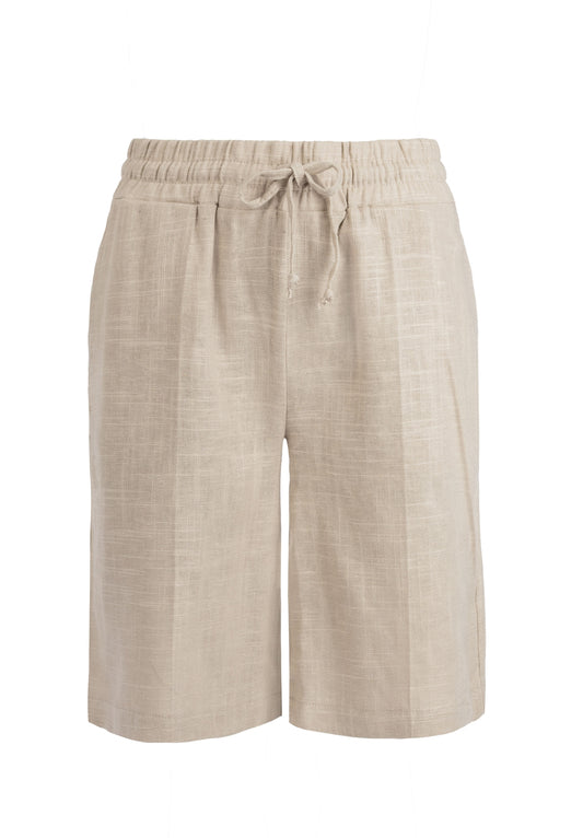 Short Nazil BM25 Linnen/Viscose Woven | Sand